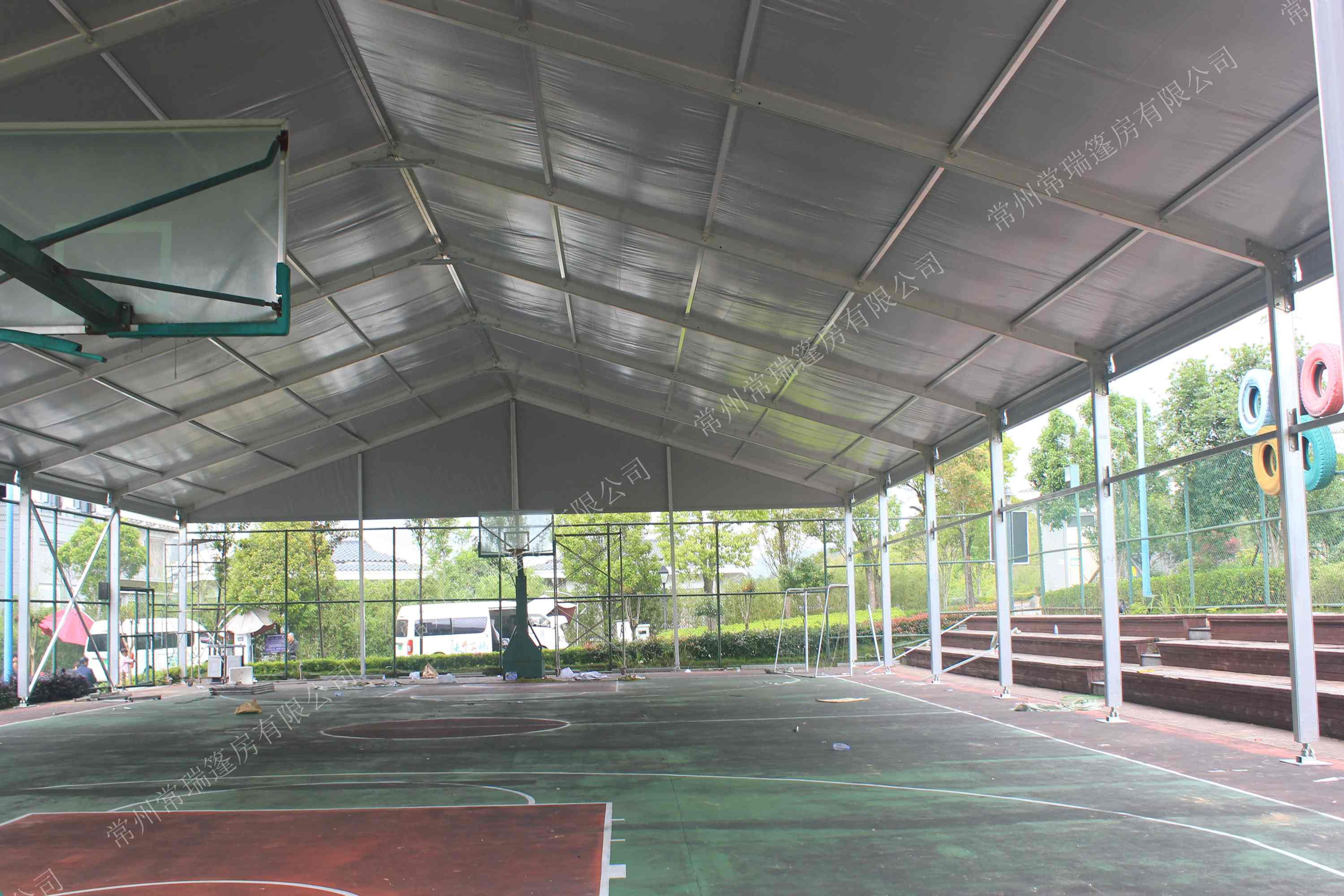 篮球场大棚 网球场大棚 羽毛球场大棚 体育篷房